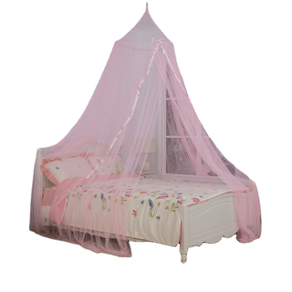 نوعية جيدة سرير مظلة الأميرة نمط الوردي الشريط البعوض صافي الستار